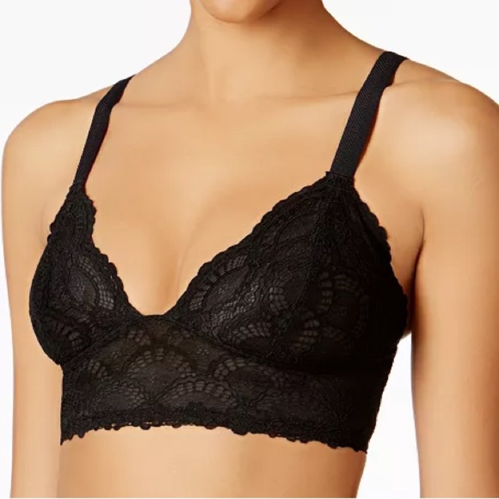 Let Me Kiss You Lace Bra black small new nwt